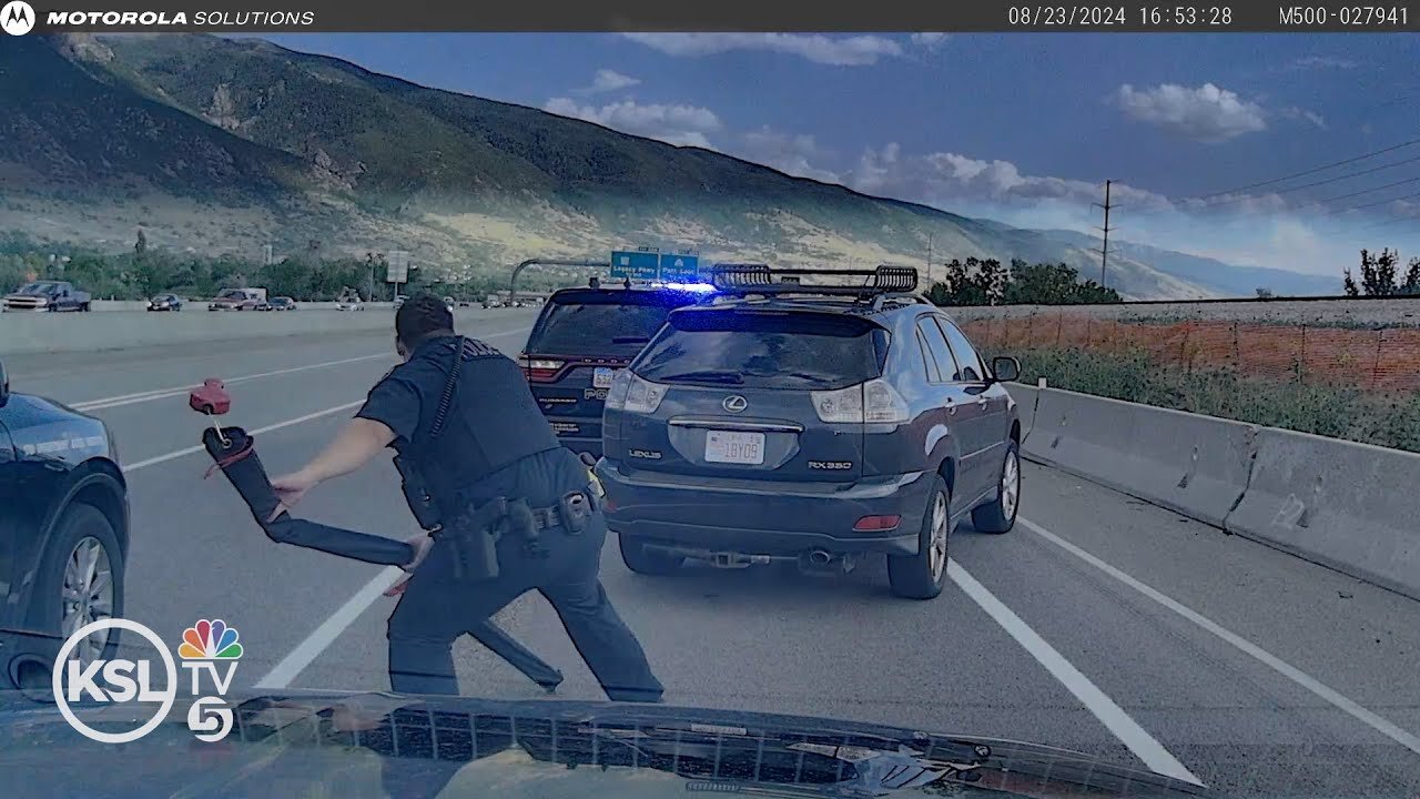 POLICE CHASE: Utah woman flees from officers because 'she did not want to deal' with them