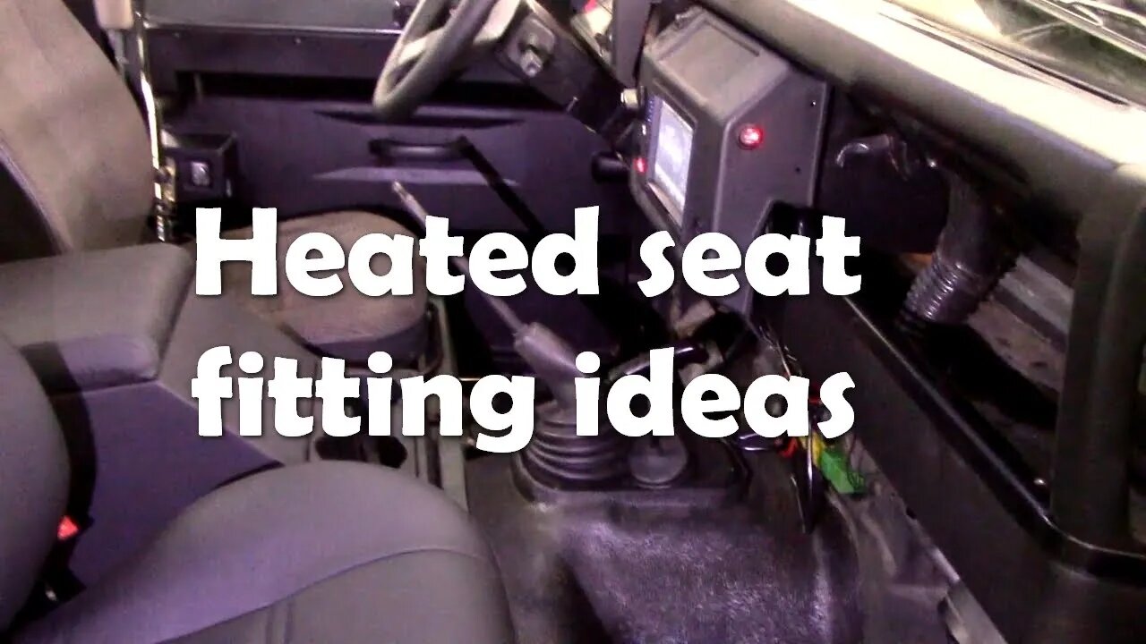 Some ideas on fitting heated seat wiring