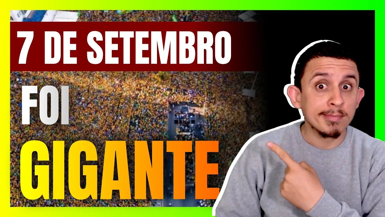 Manifestações do 7 de setembro demonstram o apoio ao BOLSONARO e revoltam a ESQUERDA