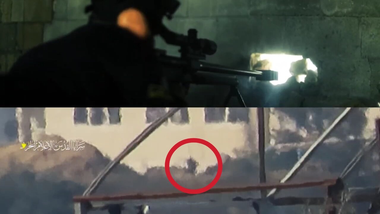 Al-Quds Sniper Shows His Setup and Kills a Rat