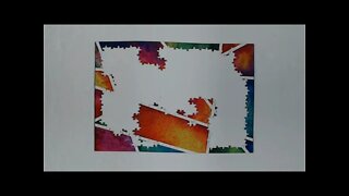 Stained Glass 500 Piece Jigsaw Puzzle Time Lapse