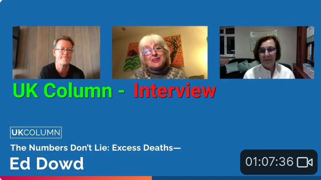 The Numbers Don’t Lie: Excess Deaths—Ed Dowd & Cheryl Grainger.