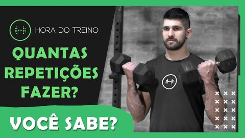 Para que servem as repetições no treino?