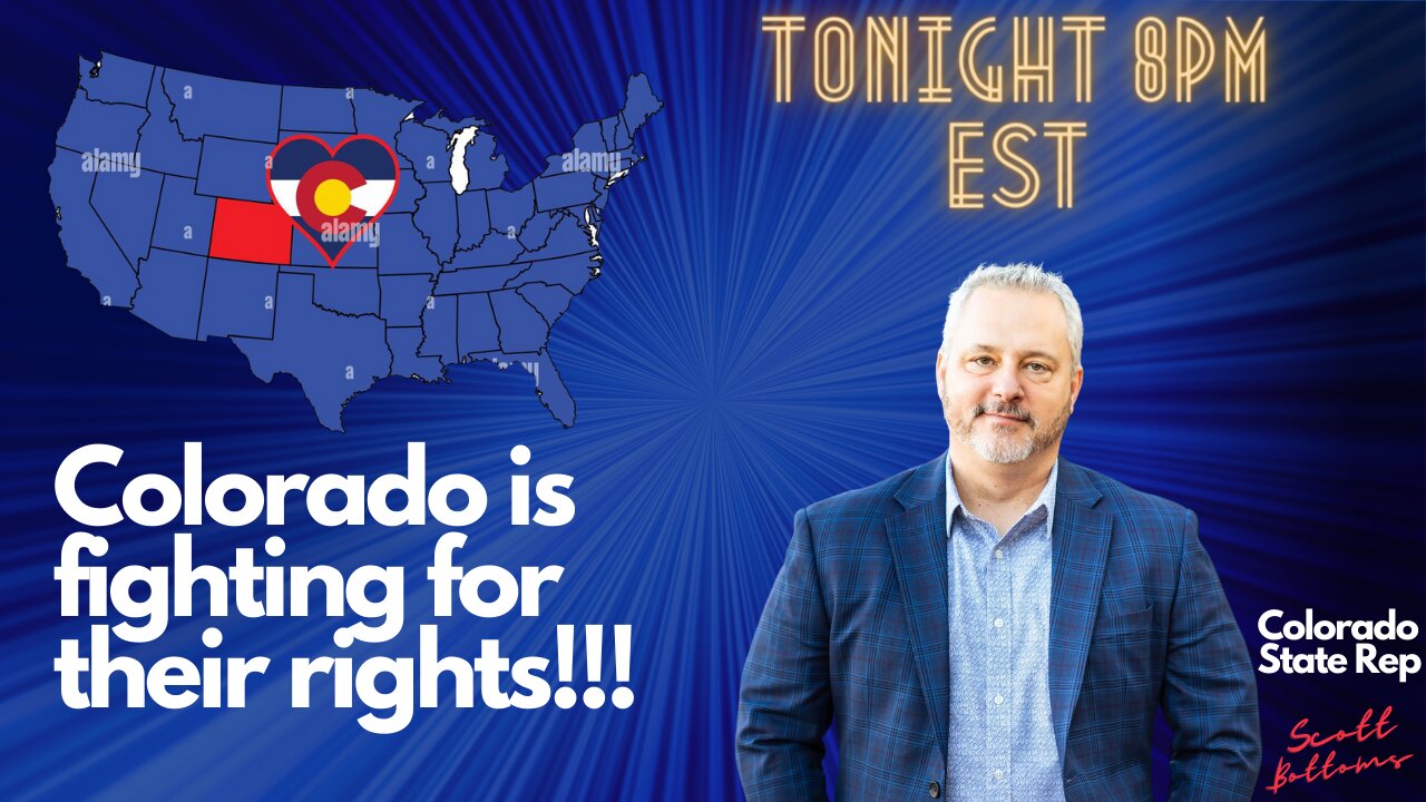 Colorado STATE REP. Scott Bottoms. Colorado is in the fight of their life for GUN rights.