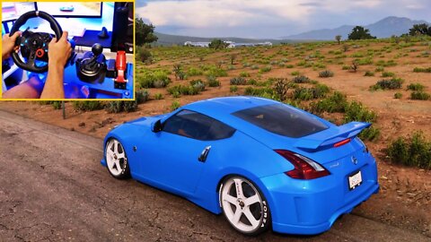 FORZA HORIZON 5 Steering Wheel G29 GAMEPLAY - NISSAN 370Z 2010