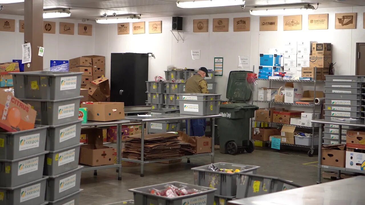 Clark County Food Bank is helping to supply community with food and positivity