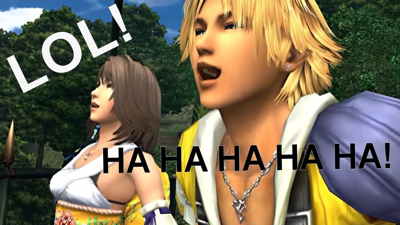 Tidus and Yuna LAUGH OUT LOUD (Final Fantasy X HD Remaster - PS4)