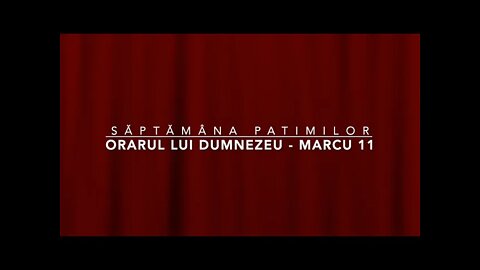 Daniel Brânzei: Marcu 11 - Orarul lui Dumnezeu (2008)