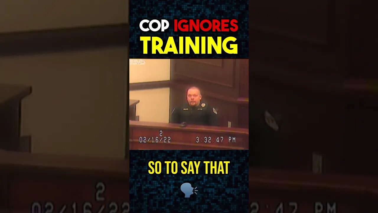 👮 "When Rules Bend: Cop's Training Takes a Backseat 🚦❌"