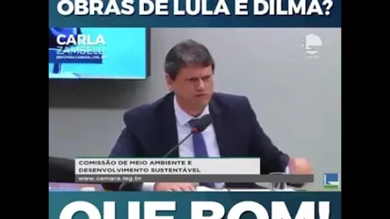 GOVERNO BOLSONARO TERMINARAM OBRAS DE LULA E DILMA