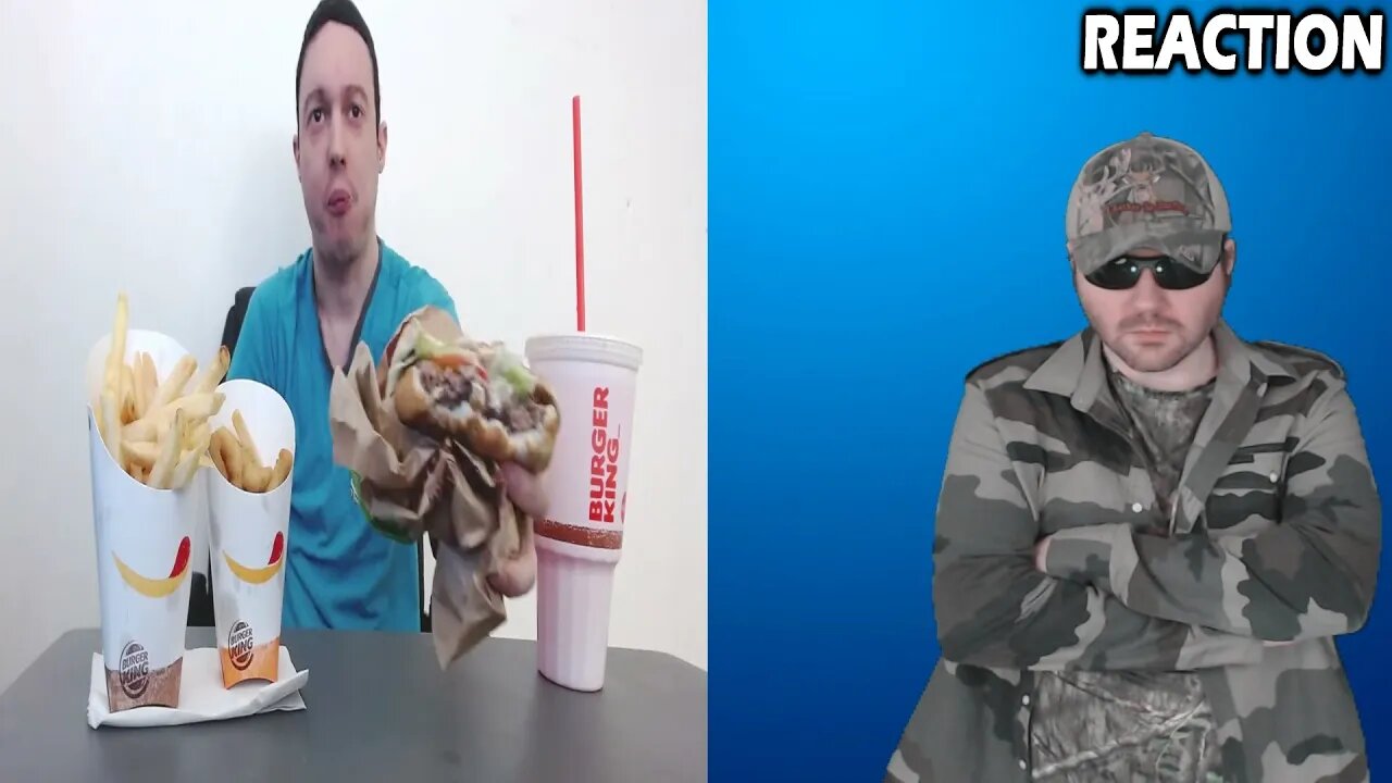 ASMR Mukbang Burger King (Wizardyensid) REACTION!!! (BBT)