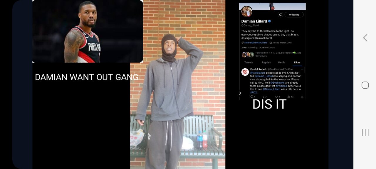 DAMIAN LILLARD WANTS OUT PORTLAND AN DA DONT UNDASTAND... TWEET HE SHARED AN RESPONSE💪🏾💯