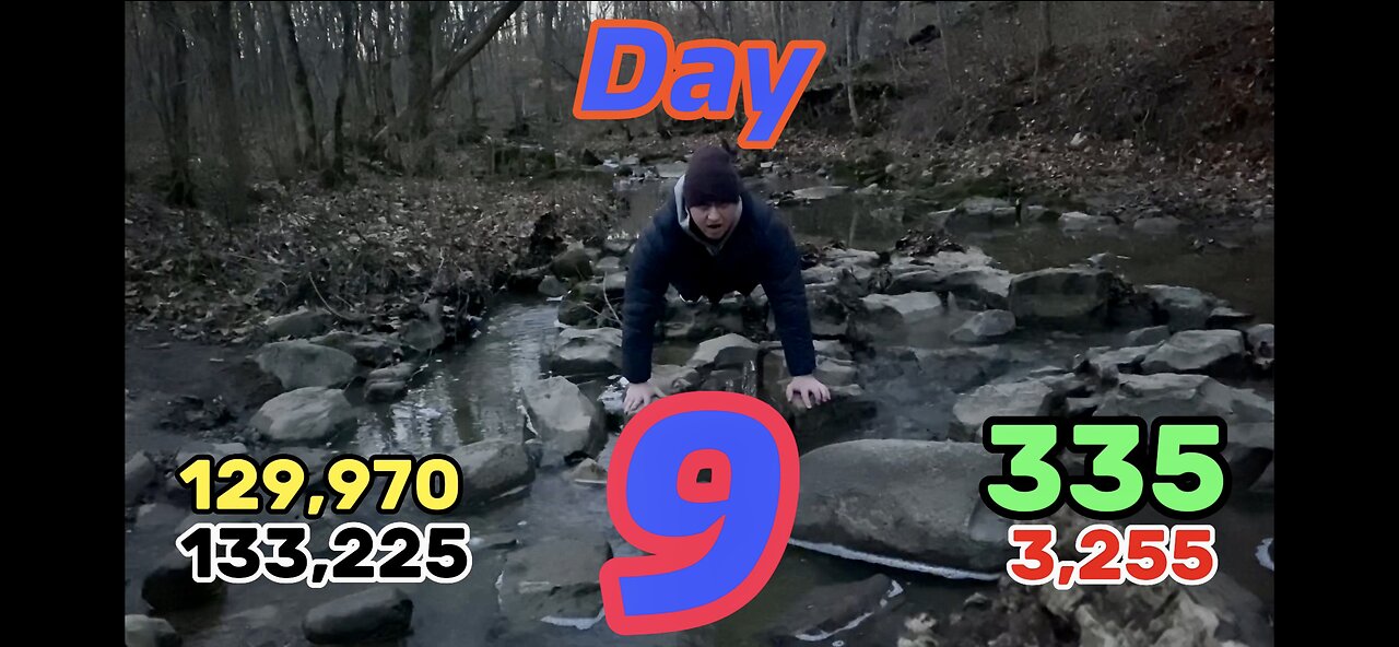 January 9th. 133,225 Push Ups