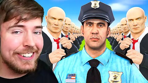 100 Assassins vs 10 Real Cops! MrBeast Gaming•