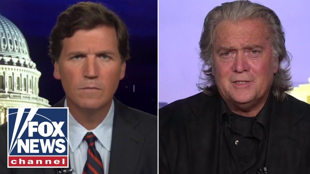 Tucker Carlson With Steve Bannon Before He Pretends To Go To “ Prison. “0