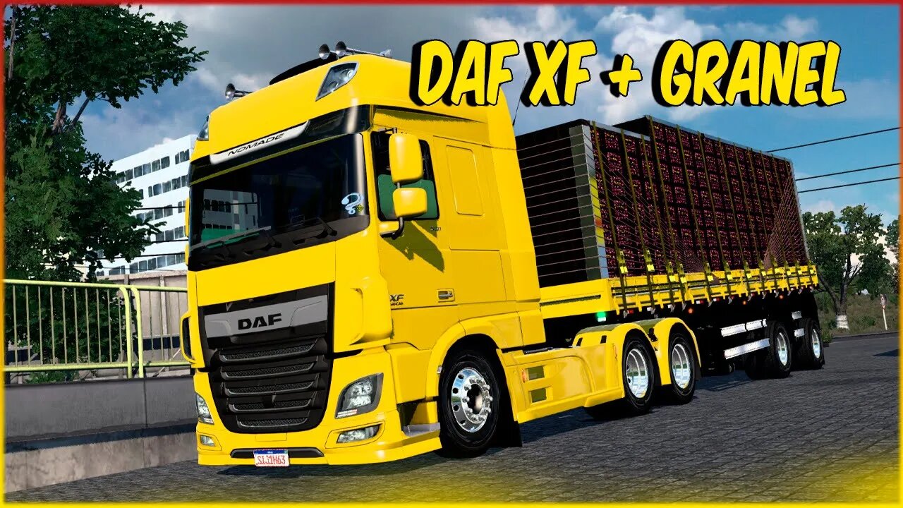 DAF XF Do Carlinhos Da 262 + GRANEL 2 EIXOS PARA ETS2 1.48 @Carlinhos262 @PiscGames