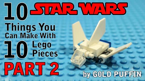 10 Star Wars Things You Can Make With 10 Lego Pieces (Part 2)