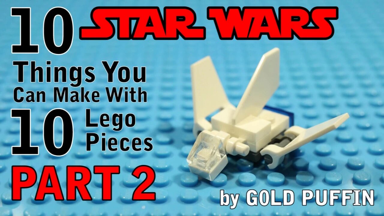 10 Star Wars Things You Can Make With 10 Lego Pieces (Part 2)