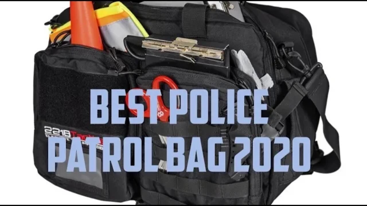 Hondo Police Patrol Bag & The 221B Tactical K9 Body Armor Vest Donation Program