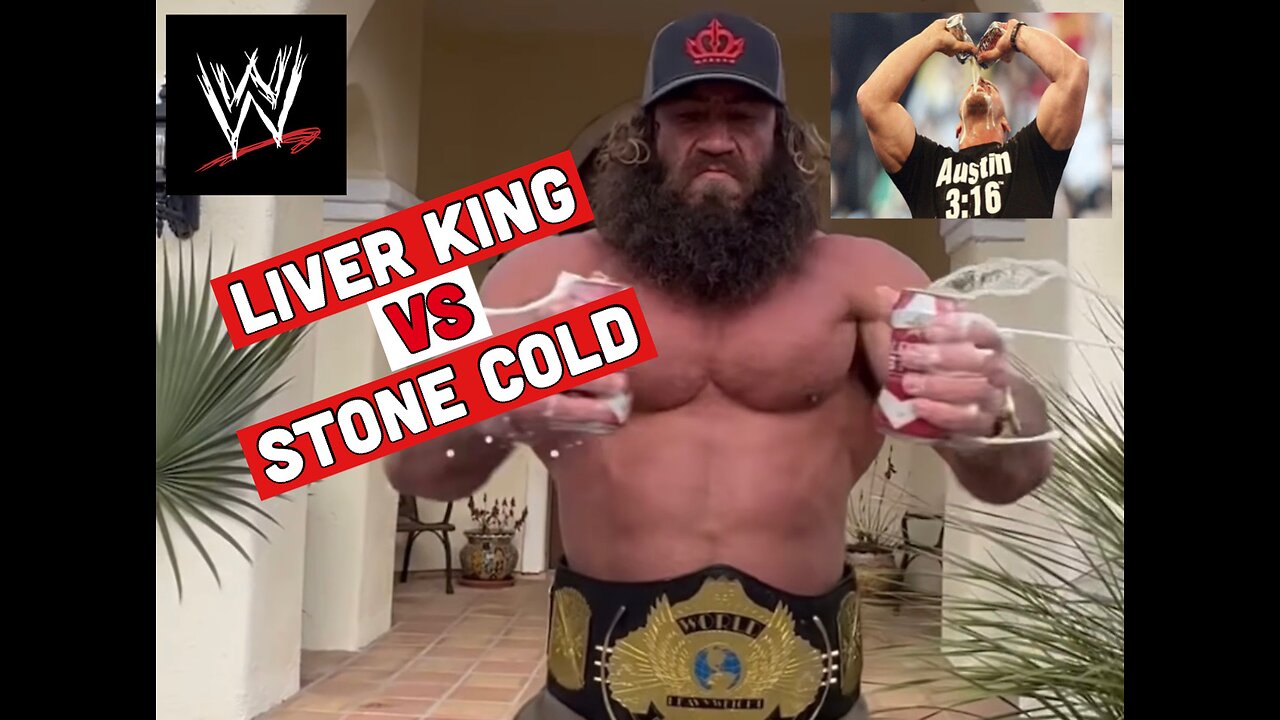 The liver king impersonates WWE stone cold Steve Austin