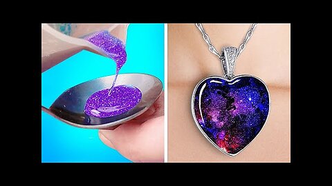 How To Use Epoxy Resin And Polymer Clay To Create Amazing DIY Jewelry 💍😃😍