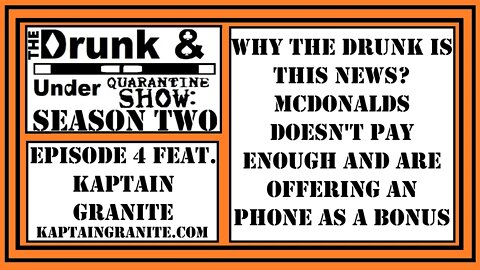 Why The Drunk is This News? McDonalds Doesn't Pay Enough, and are Offering an IPhone as a Bonus