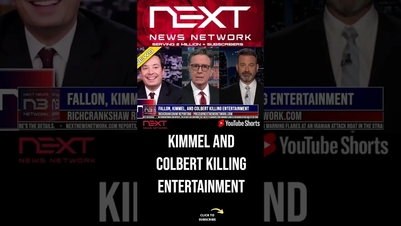 Fallon, Kimmel, and Colbert Killing Entertainment #shorts