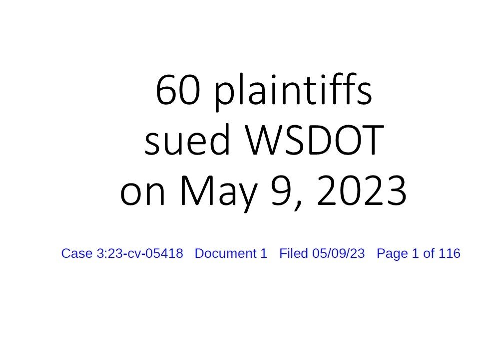 We Sued WSDOT!