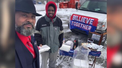 St. Brian Clothiers gives away three-piece suits at Bills tailgate in honor of Damar Hamlin