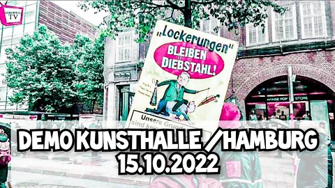 Demo Kunsthalle - Hamburg 15.10.2022