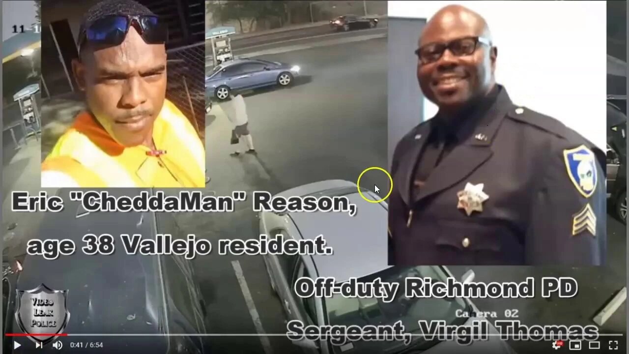 Off Duty Richmond Cop Shoot Man With Gun In Vallejo California - Justified Shooting