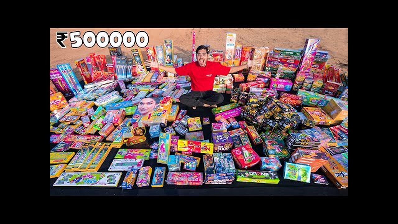 New 2023 Diwali Stash Worth ₹500000 Testing | 5 लाख रूपये के पटाखे🔥🔥