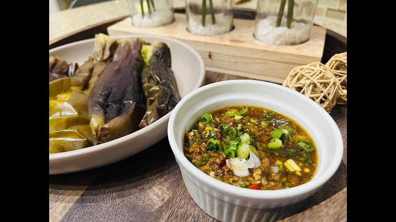 Eggplant in Spicy Dipping Sauce 蘸水茄子