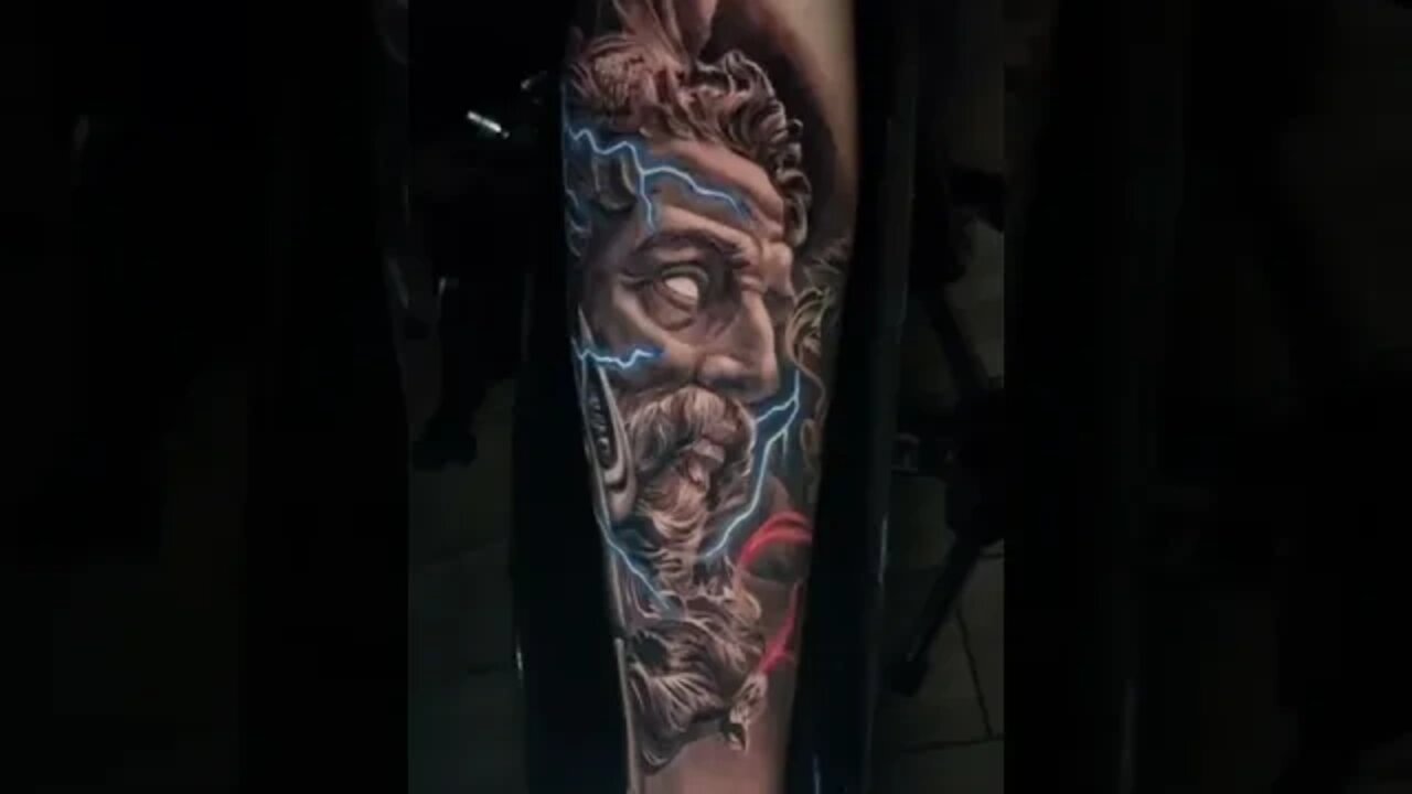 Most Eye Catching Poseidon Tattoo