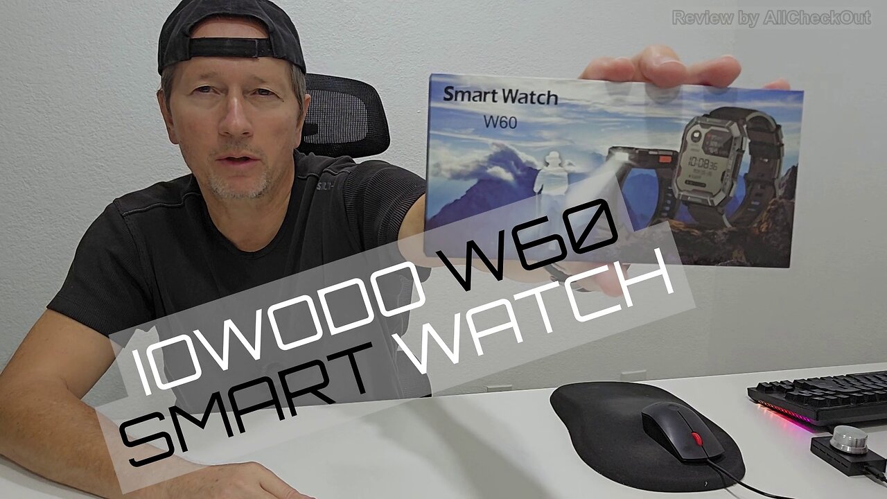 IOWODO W60 Smart Watch Review: Rugged Military Smartwatch with 100+ Sport Modes