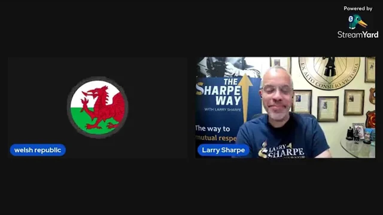 Welsh Republic podcast episode 56 with Larry Sharpe