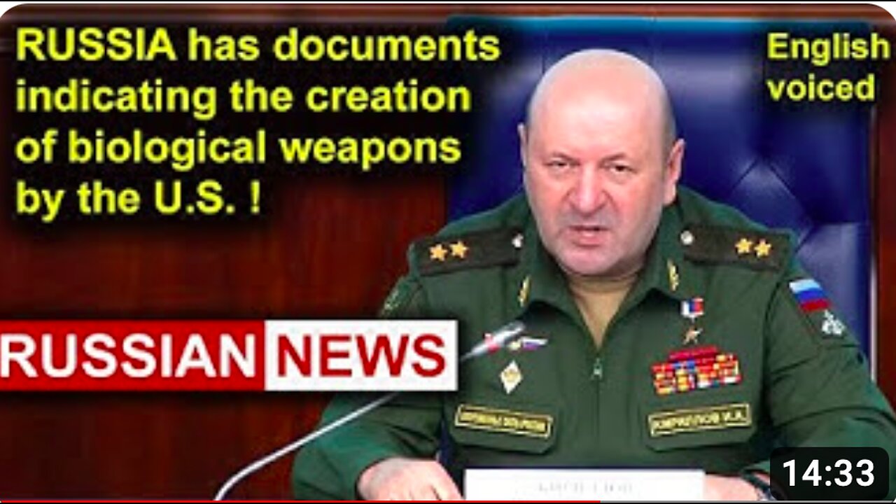 Russia has documents indicating the creation of biological weapons by the United States! Ukraine