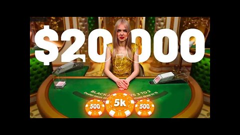 INSANE $20,000 Private Table Blackjack Session...