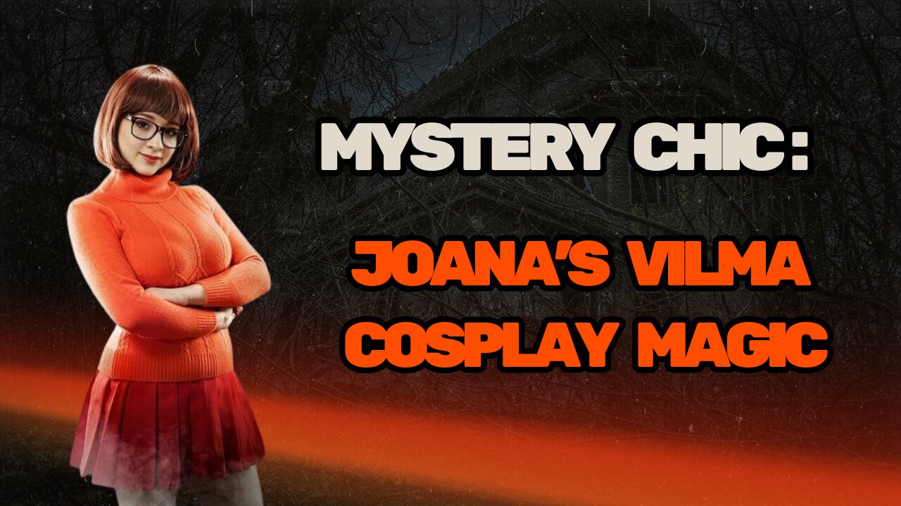 Glamour & Mysteries: Joana's Vilma Cosplay Journey. (Scooby Doo)