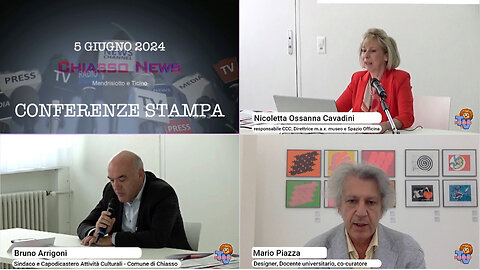 Conferenza stampa - apertura CIAG, Centro Internazionale d’Arte e Grafica a Chiasso