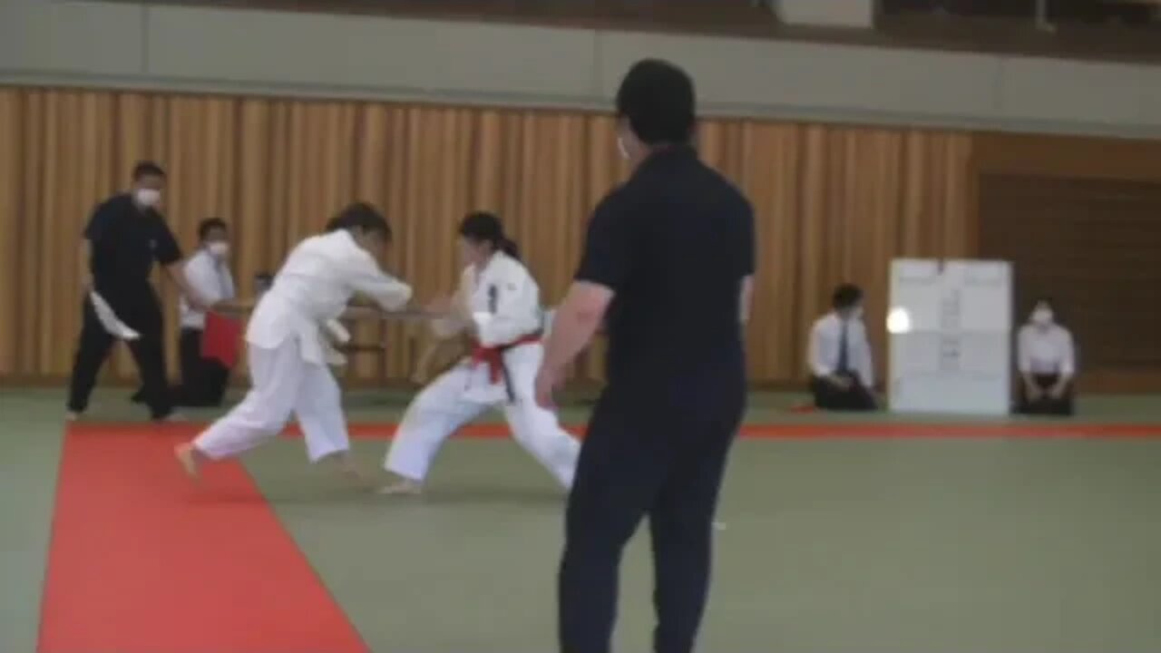 '22 6 05第54回東日本学生合気道競技大会 短刀乱取り競技 個人戦女子決勝戦