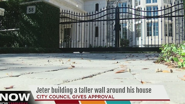City approves taller gate at Derek Jeter's Davis Islands mansion