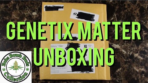 Genetix Matter Unboxing, Cannabis Micro Breeder Seeds