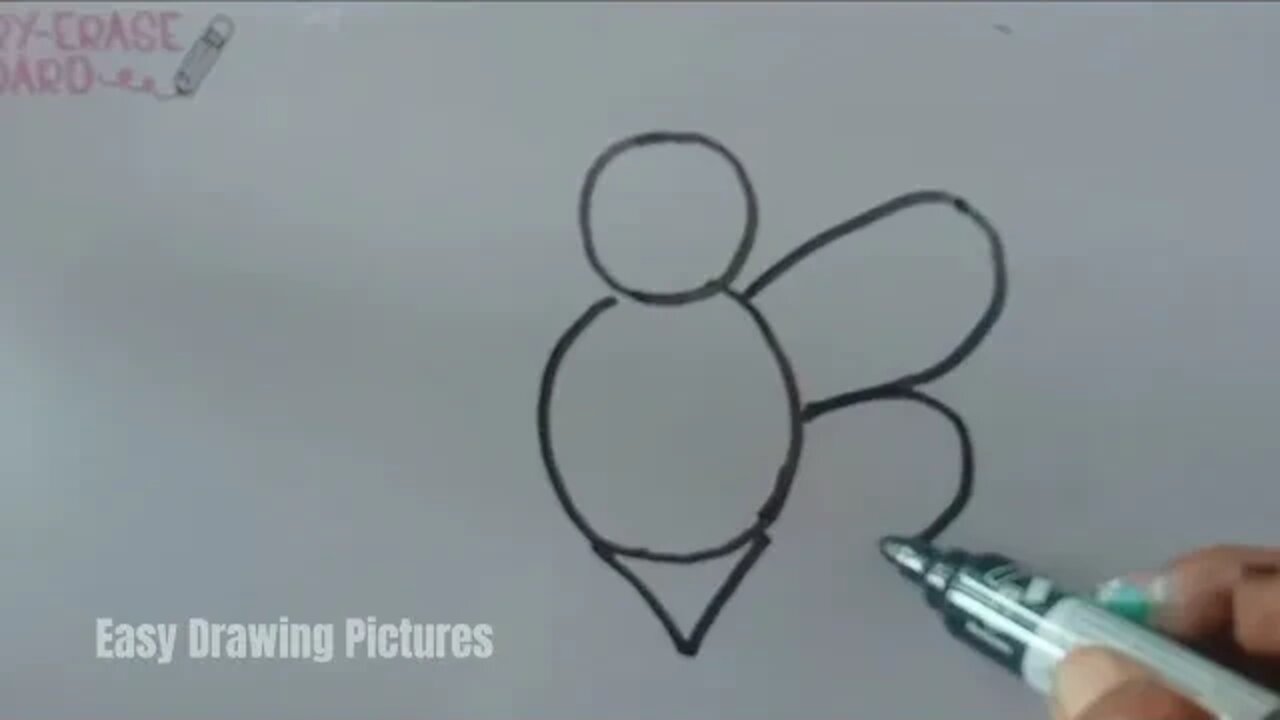 Easy Drawing Pictures: Learn to draw a butterfly