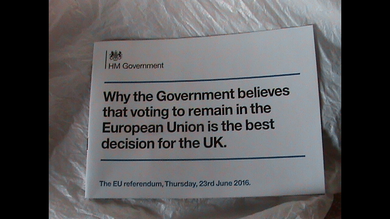 David Cameron's Leaflet