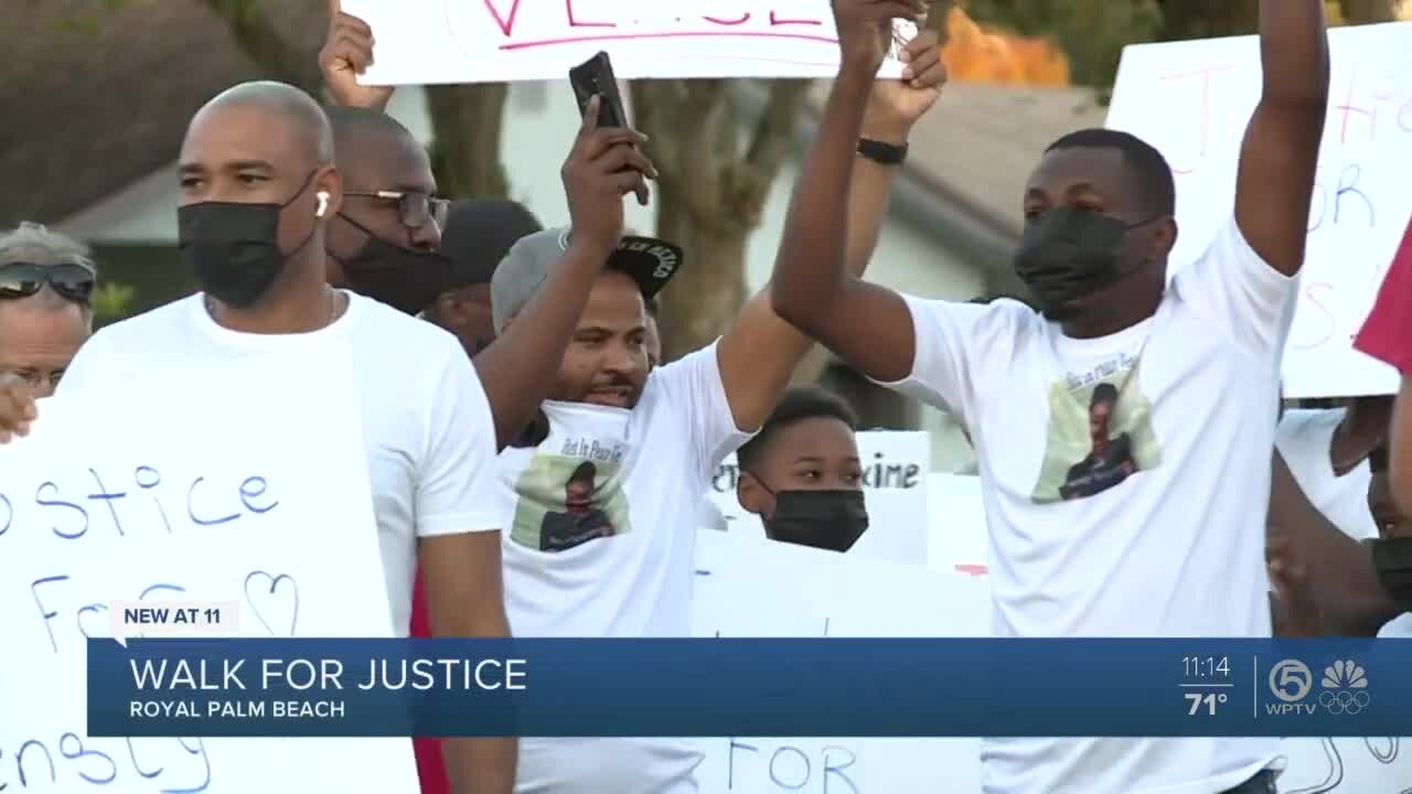 Family of teen found dead in retention pond holds justice walk