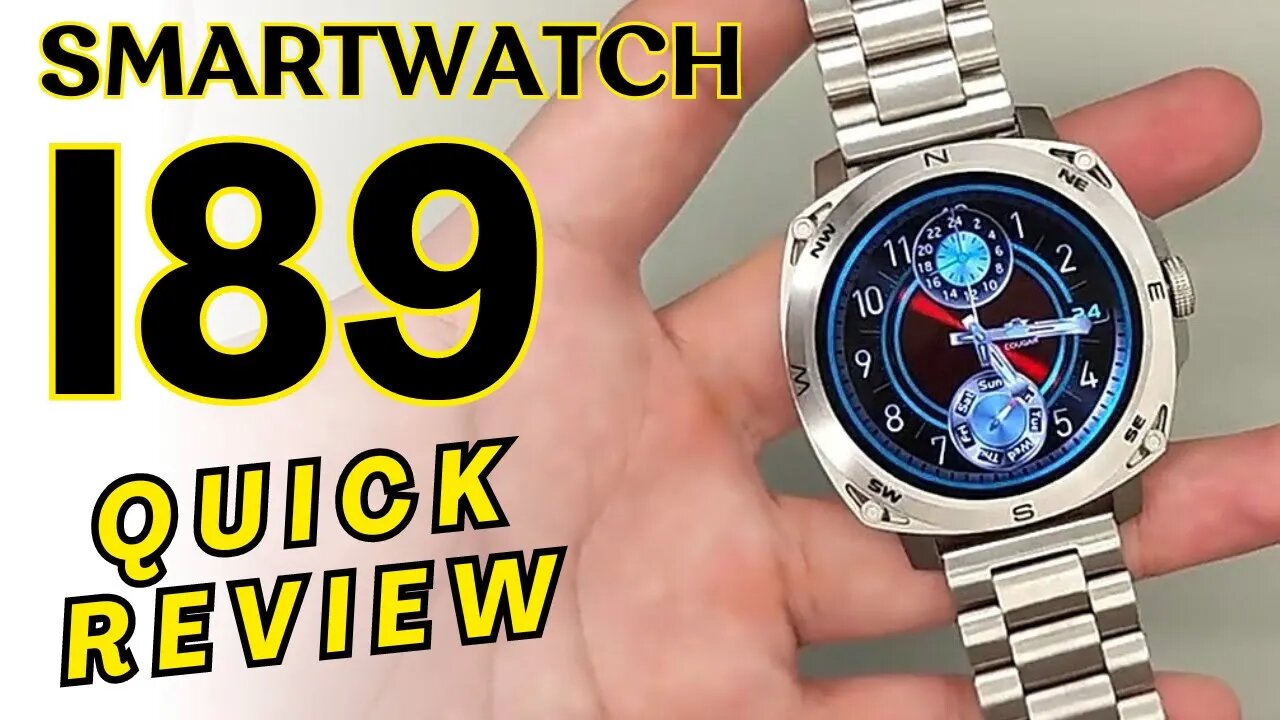 i89 Smartwatch Amoled Quick Review pk GT4 GT45