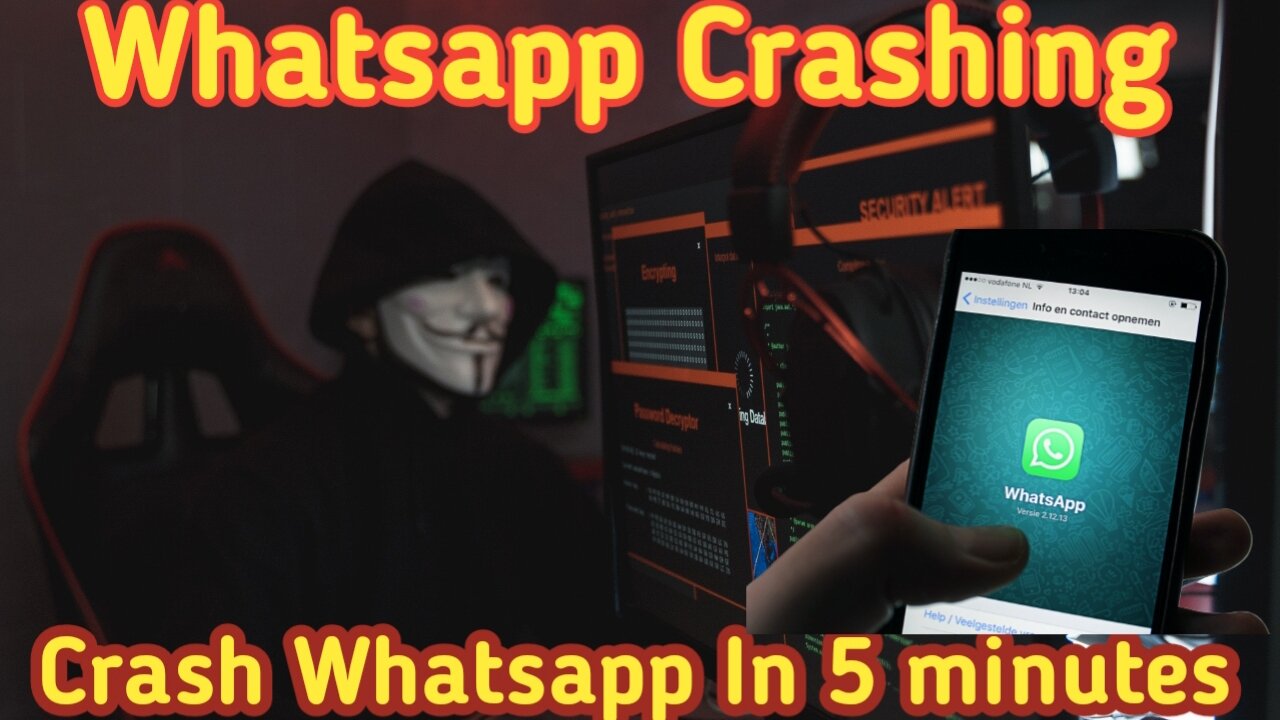 How to Crash anynone's Whatsapp || Whatsapp Crashing