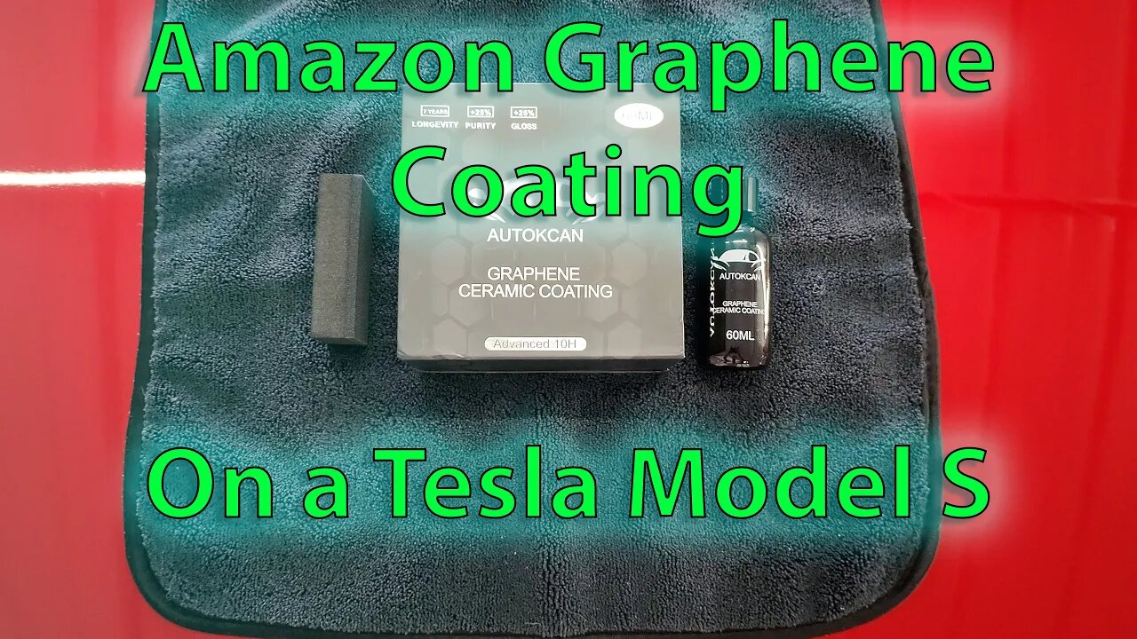 Amazon Graphene Coating on a Tesla Model S