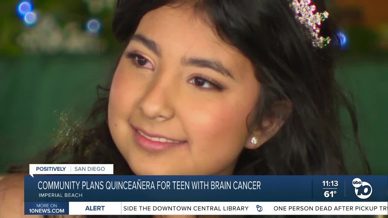 Community plans quinceañera for teen with brain cancer